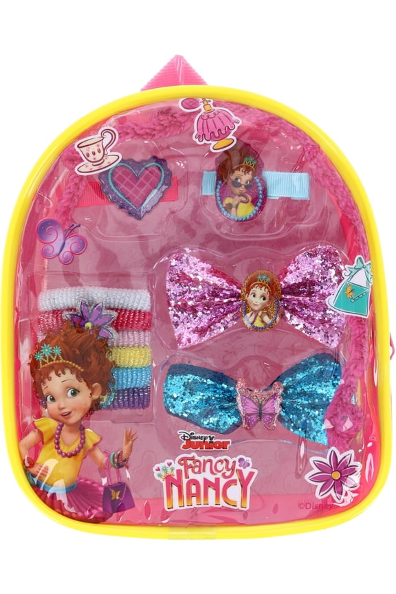 Girl's Fancy Nancy Hair Accessories with Bonus Backpack