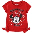 thumbnail image 1 of Disney Girl's Minnie Mouse Birthday Blouse Tee Shirt, 1 of 1