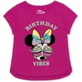 thumbnail image 1 of Disney Girl's Minnie Mouse Birthday Blouse Tee Shirt, 1 of 1