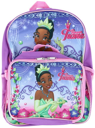 Fast Forward Disney Princess Backpack and Lunch Box Set - Bundle with 16  Princess Backpack, Disney Princess Lunch Bag, Water Bottle, Princess