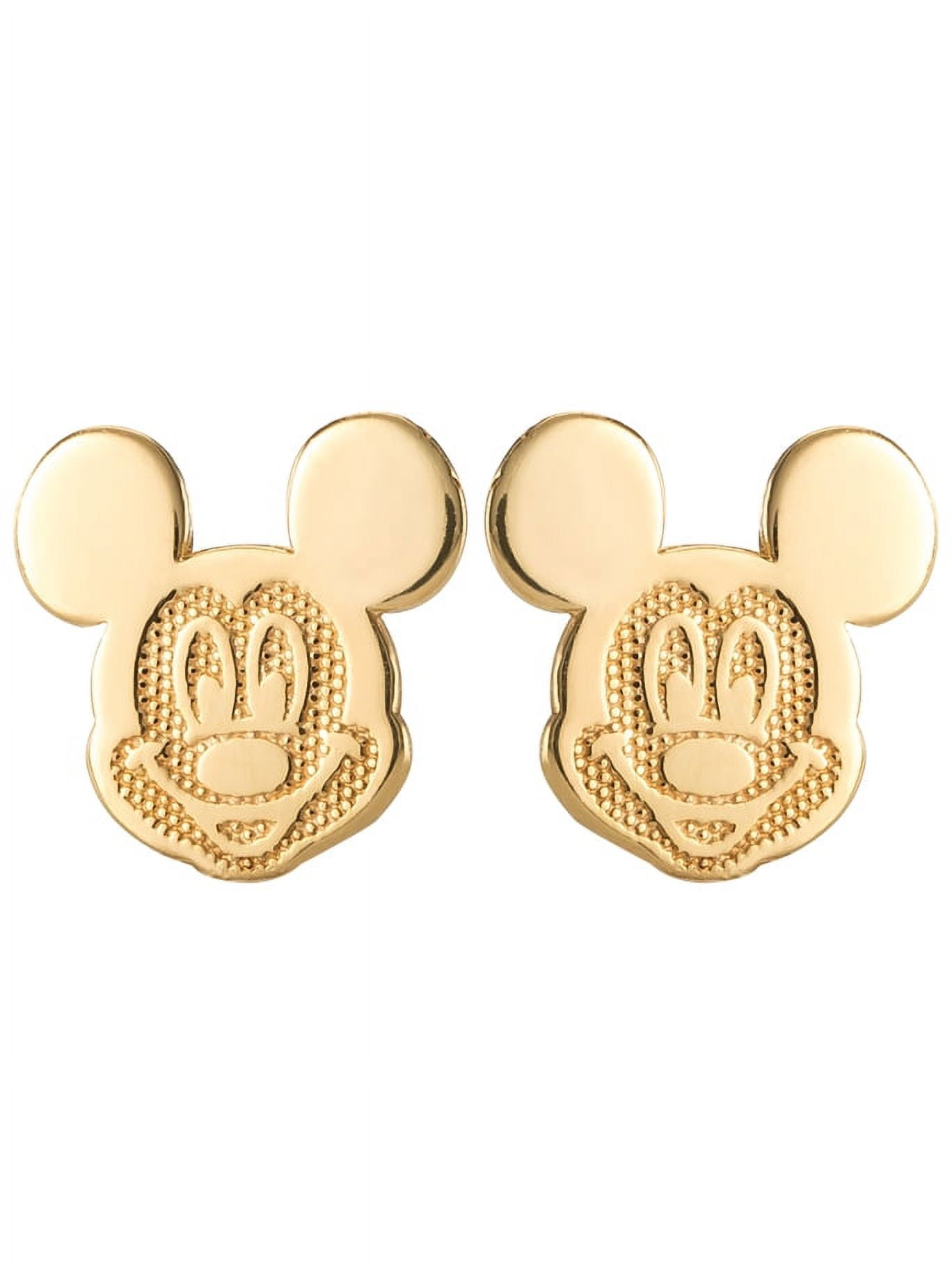 Disney - Girl's/Tween Mickey Mouse 10kt Gold Stud Earrings
