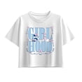 thumbnail image 1 of Disney - Girlhood - Youth Girl Short Sleeve Boxy Tee, 1 of 4