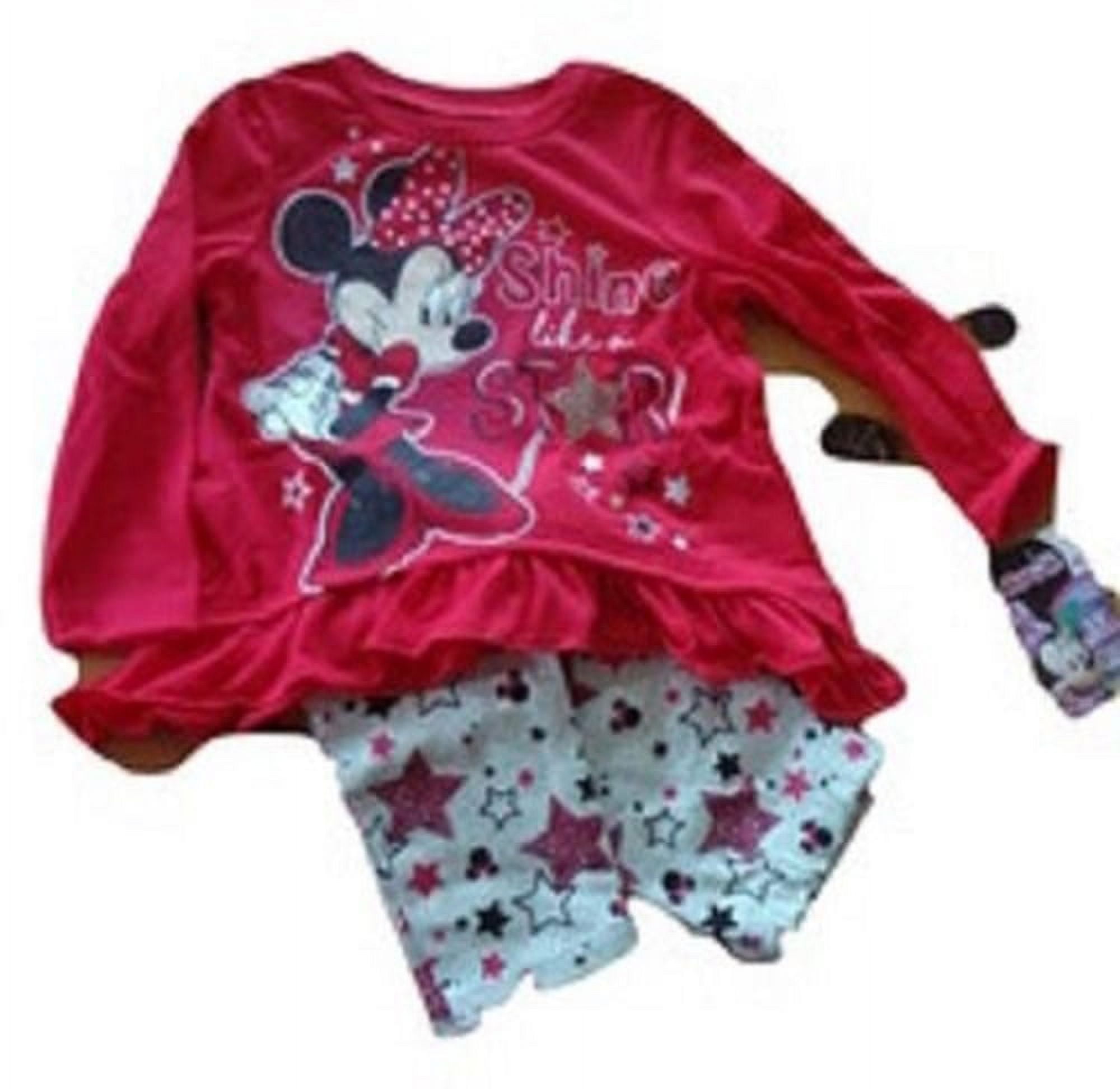 Monnalisa - Minnie Mouse Red & Cream Tights
