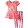 thumbnail image 1 of Disney Girls' 2 Piece Princess Legging Set, Red, 4T, 1 of 1