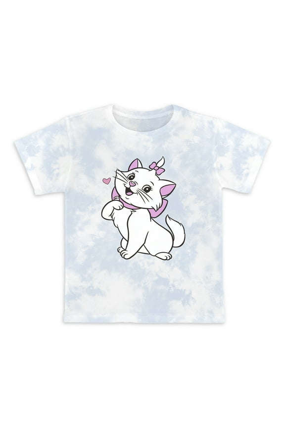 Disney Girls Aristocats Marie, Crew Neck, Short Sleeve, Graphic T-Shirt, Sizes 4-16