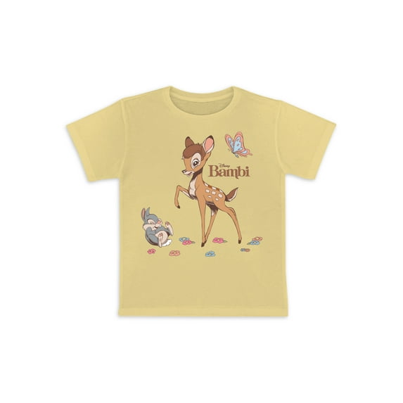 Disney Bambi Girls Short Sleeve Graphic T-Shirt, Sizes 4-16
