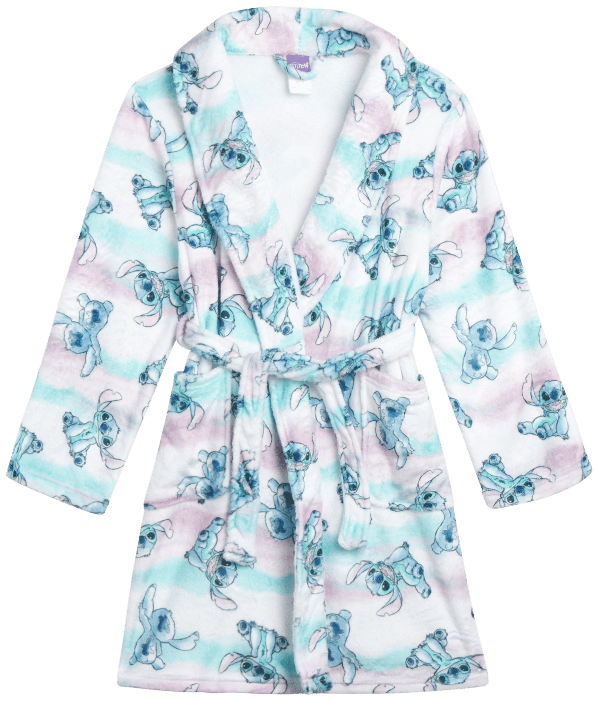 Disney Girls' Bathrobe Super Soft Fleece Sleepwear Robe Minnie Mouse