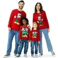 thumbnail image 1 of Disney Girls Boys Christmas Sweatshirts Mickey Minnie Mouse Graphic Family Matching Sets Pullover Ugly Sweatshirts, 1 of 9