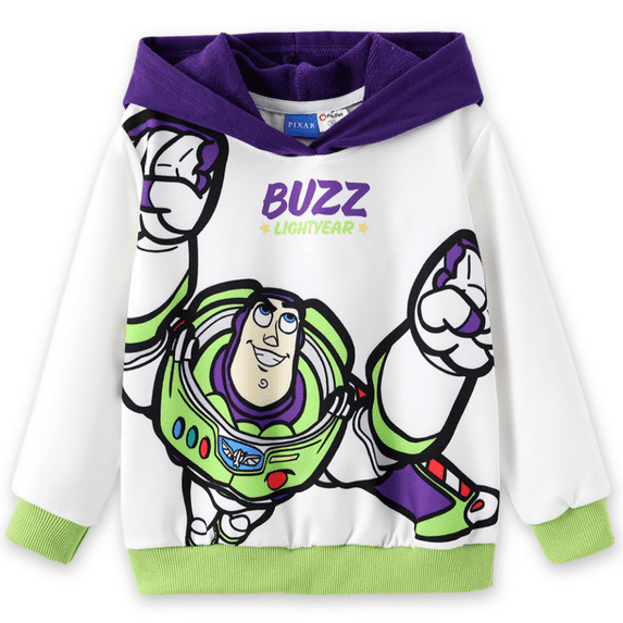 Disney Girls Boys Hoodies Sweatshirts Toy Story Buzz Lightyear Graphic Pullover Shcool Gifts Top 2T