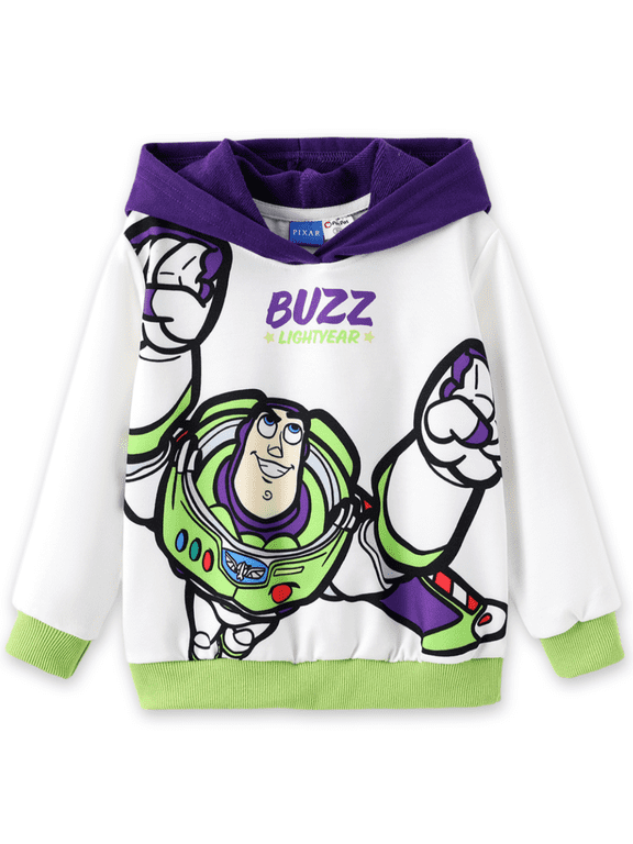 Girls Boys Hoodies Sweatshirts Toy Story Buzz Lightyear Graphic Pullover Shcool Gifts Top 3T