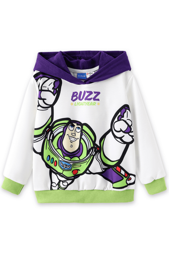 Girls Boys Hoodies Sweatshirts Toy Story Buzz Lightyear Graphic Pullover Shcool Gifts Top 5-6T