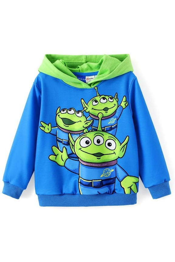 Girls Boys Hoodies Sweatshirts Toy Story Three-Eyed Alien Party Gifts Graphic Pullover Top 2T