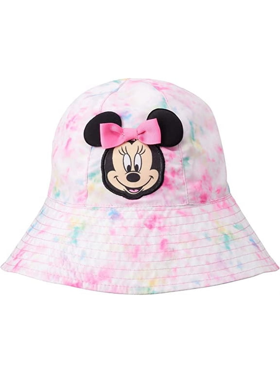 Girls’ Bucket Hat – Reversible Minnie Mouse or Princess Sun Hat