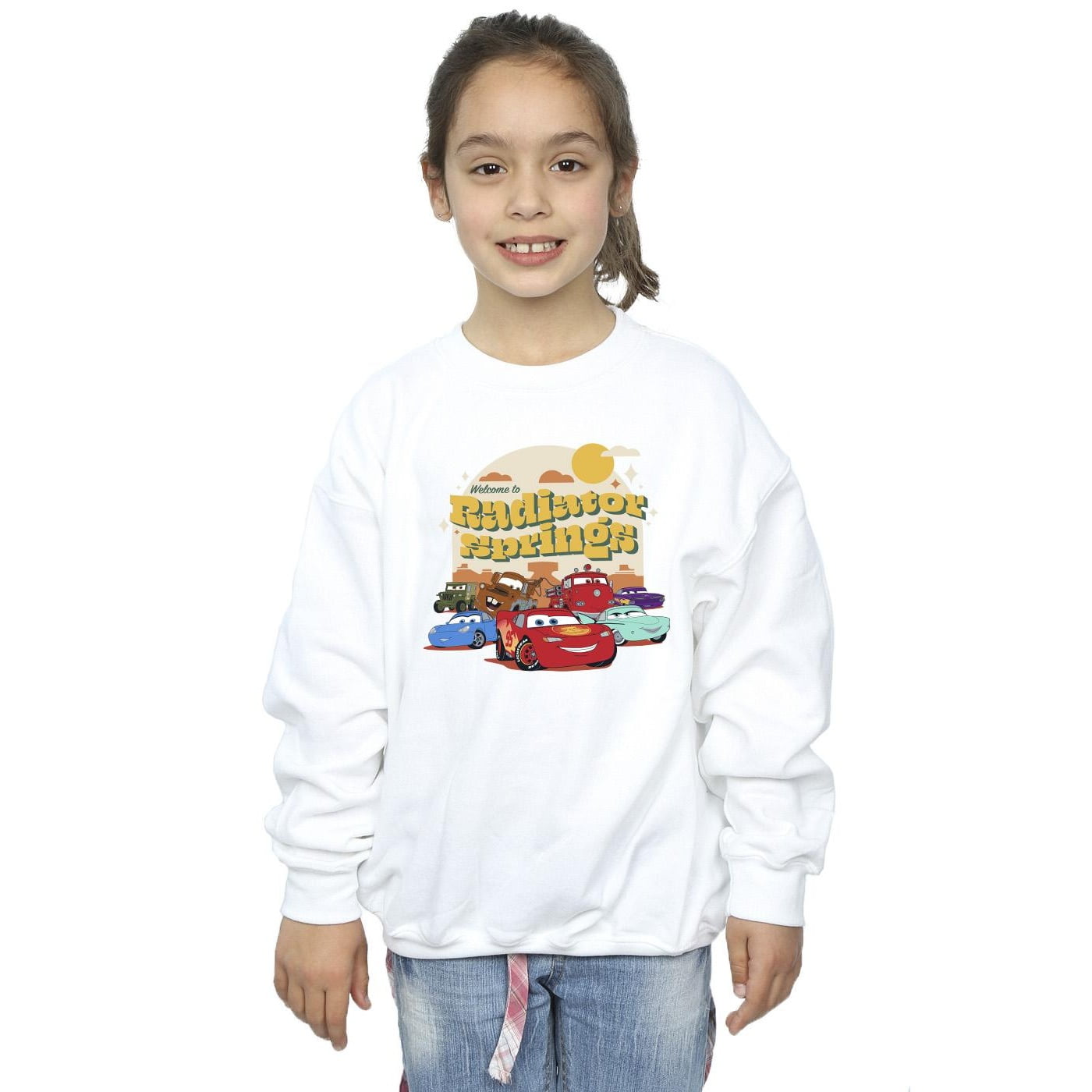 Disney Girls Cars Radiator Springs Group Sweatshirt