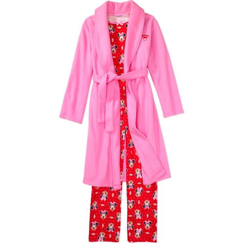 Disney Girls Character 3Piece Pajamas and Robe Set