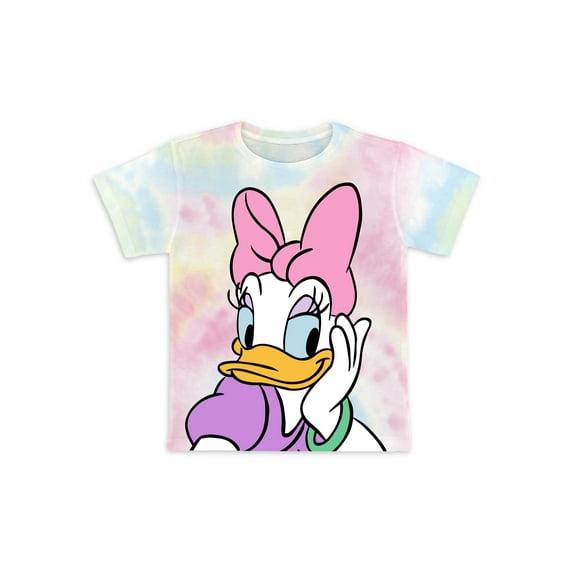 Disney Daisy Duck Girls Short Sleeve Graphic T-Shirt, Sizes 4-16