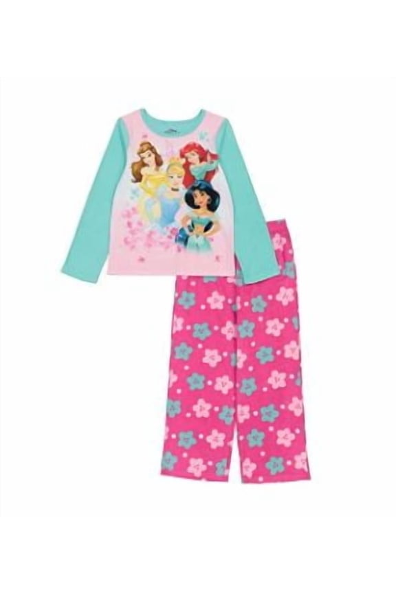 Girls' Descendants | Princess | Little Mermaid 2-Piece Loose-Fit Pajamas Set, Kind Princess, 2T