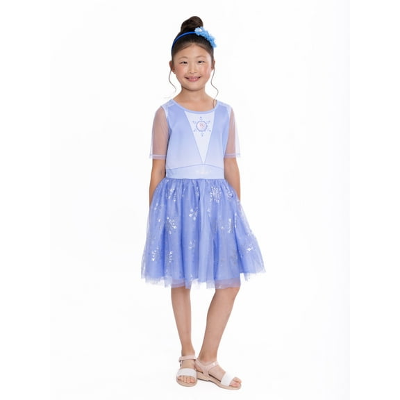 Disney Girls' Elsa Cosplay Dress, Sizes 4-16