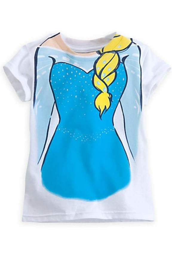 Girls Elsa Costume Tee for Girls Size 7/8
