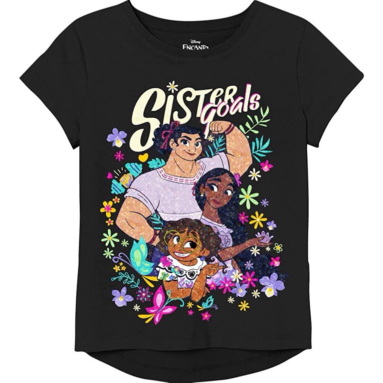 Disney Girls' Encanto Mirabel, Isabela, Luisa Better Together T-Shirt