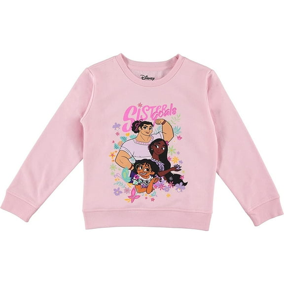 Disney Girls Encanto Sweatshirt - Mirabel, Isabela and Luisa - Sizes 2T-16