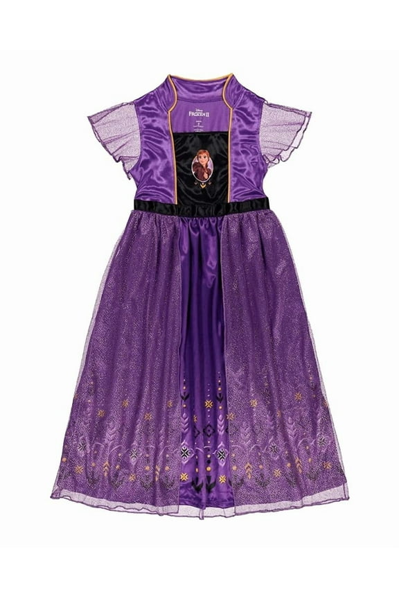 Girls' Frozen 2 Fantasy Gown Nightgown, FANTASY ANNA 2, 2T
