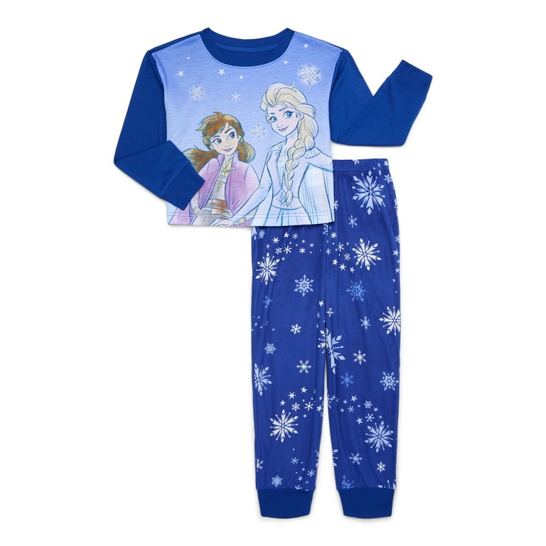 Frozen long sleeve pajamas hotsell