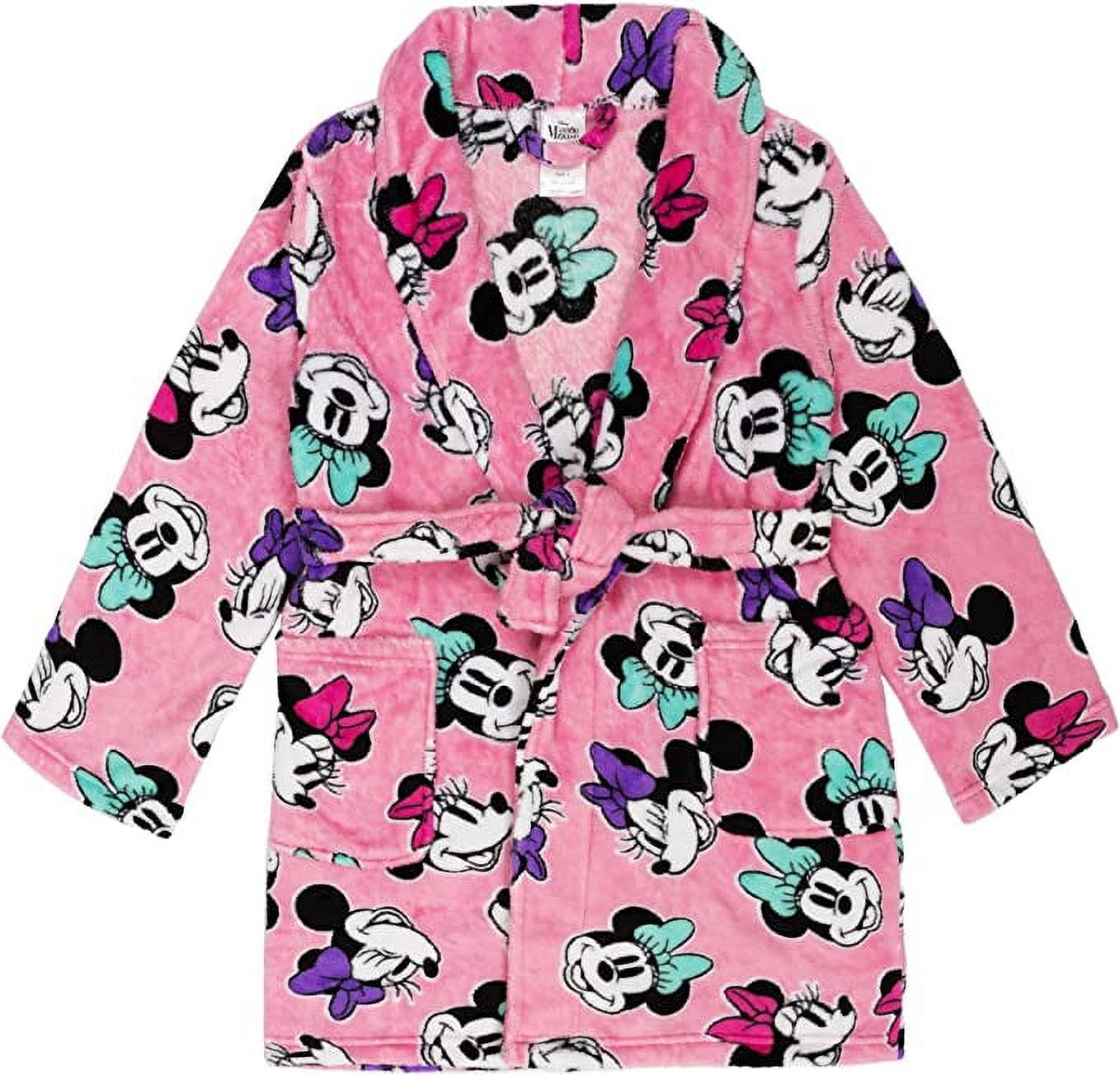 Disney Girls' Frozen Princess Minnie Mouse Bathrobe