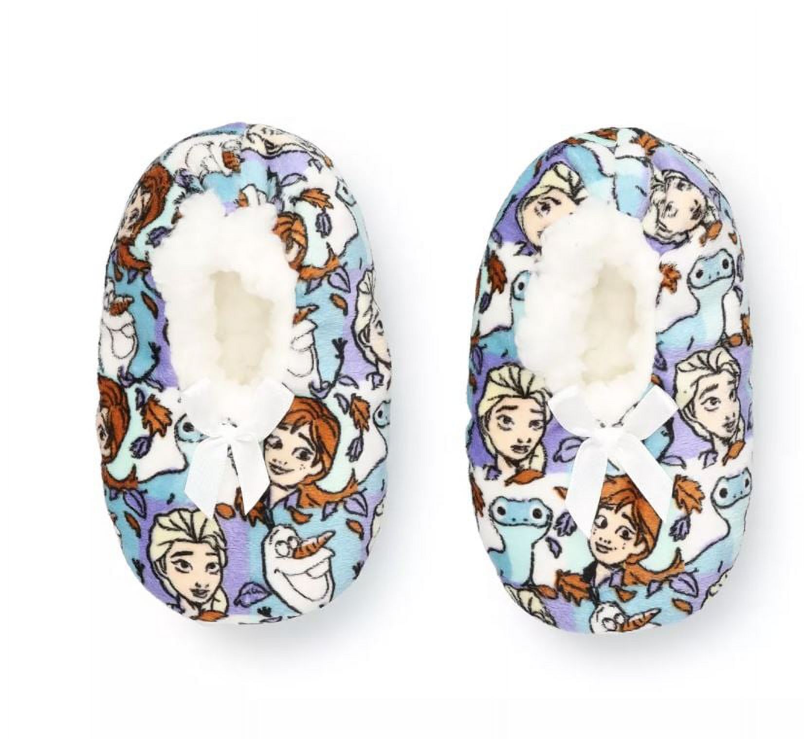 Disney Girls Frozen Slipper Babba Socks Sizes 2T-4 S-L. - image 1 of 2