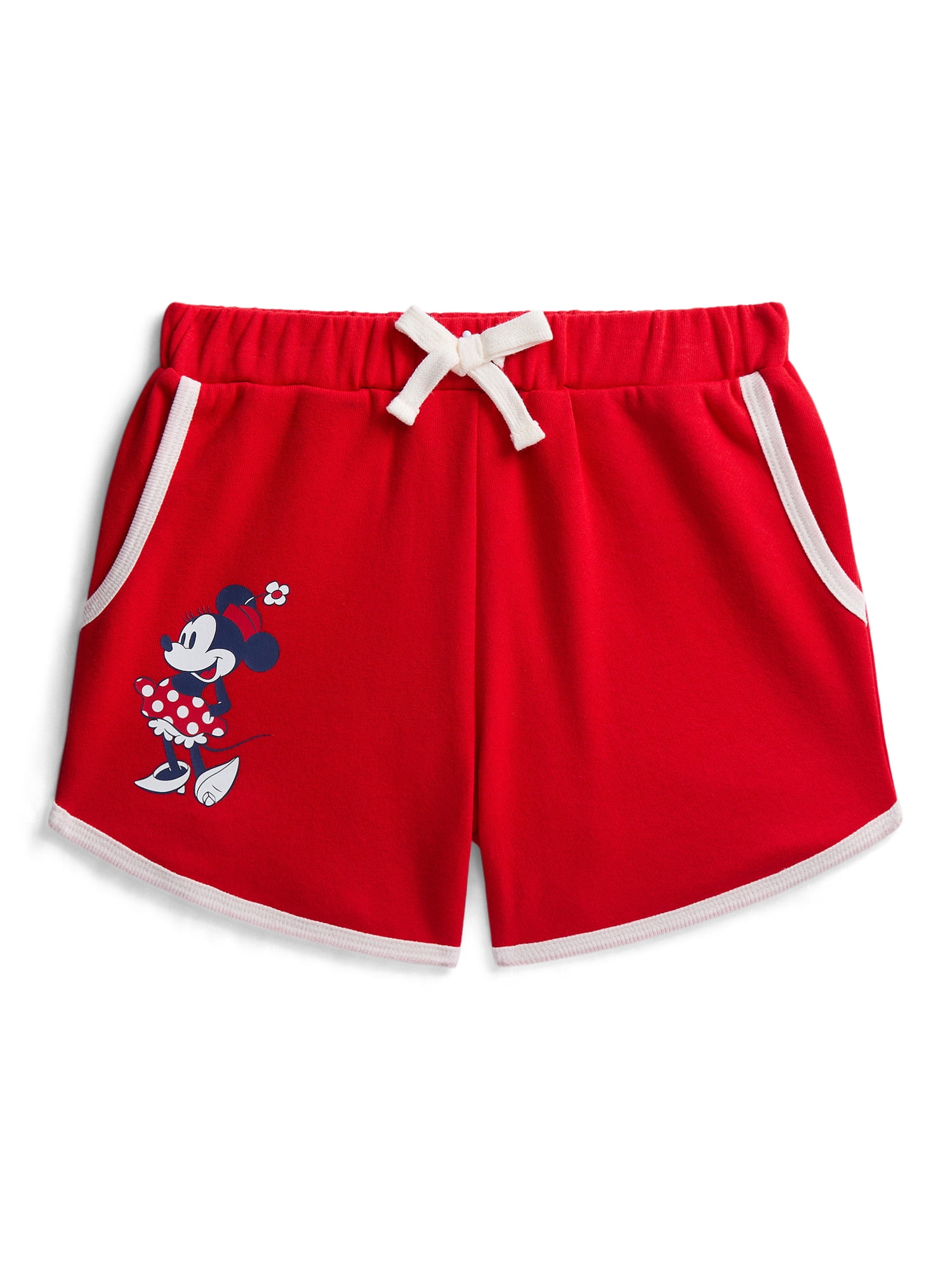 Disney Minnie Mouse Girls Americana Fleece Shorts, Sizes 4-18