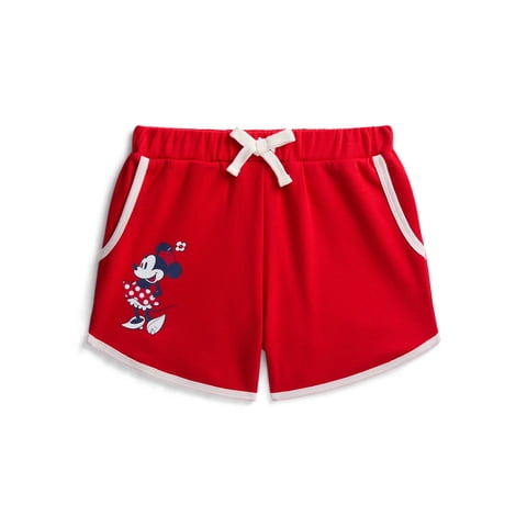 Minnie Mouse Girls Americana Fleece Shorts, Sizes 4-18