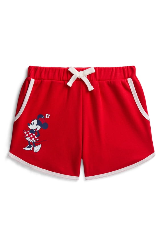 Minnie Mouse Girls Americana Fleece Shorts, Sizes 4-18