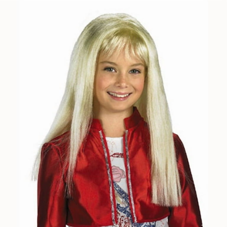 Costumes For All Occasions Blonde Wig, Hannah Montana, Synthetic