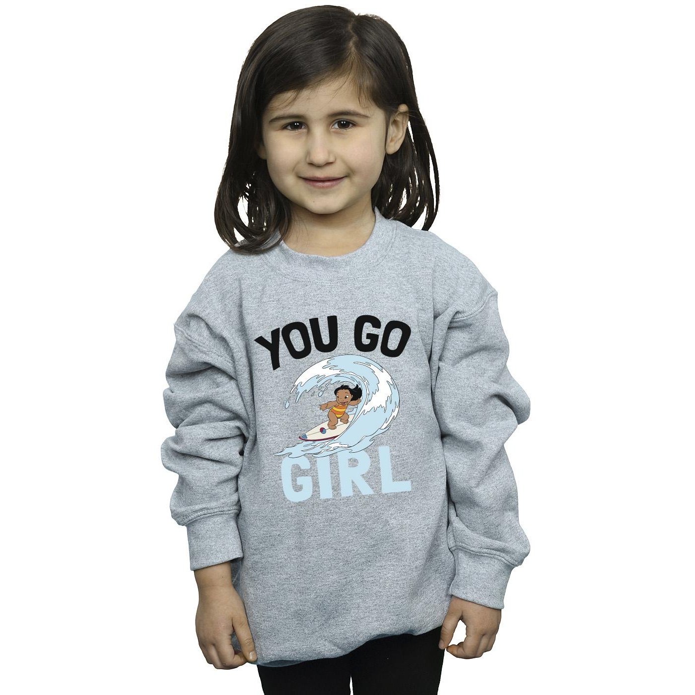 Disney Girls Lilo And Stitch You Go Girl Sweatshirt