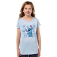 thumbnail image 1 of Disney Girls' Lilo & Stitch Experiment 626 Stitch Design Kids Short Sleeve T-Shirt, 1 of 5