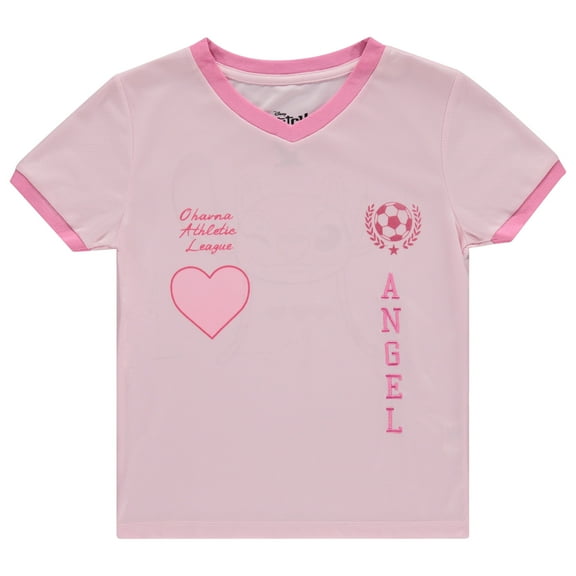 Disney Girls Lilo & Stitch Soccer Jersey T-Shirt - Girls Sizes 4-16