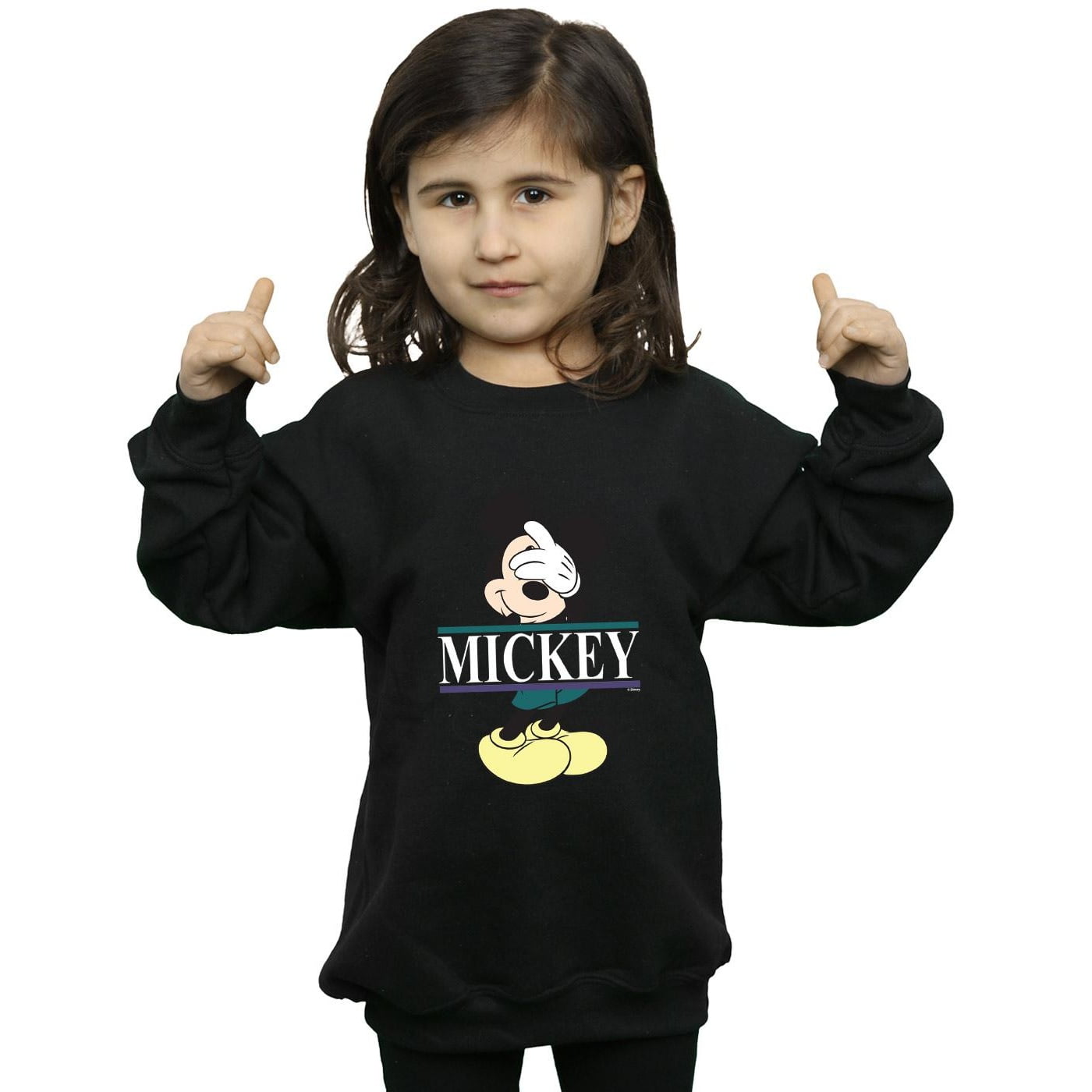 Disney Girls Mickey Mouse Letters Sweatshirt