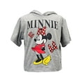 thumbnail image 1 of Disney Minnie Mouse Youth Girl's Hooded Fashion Top, XS-L, 1 of 4
