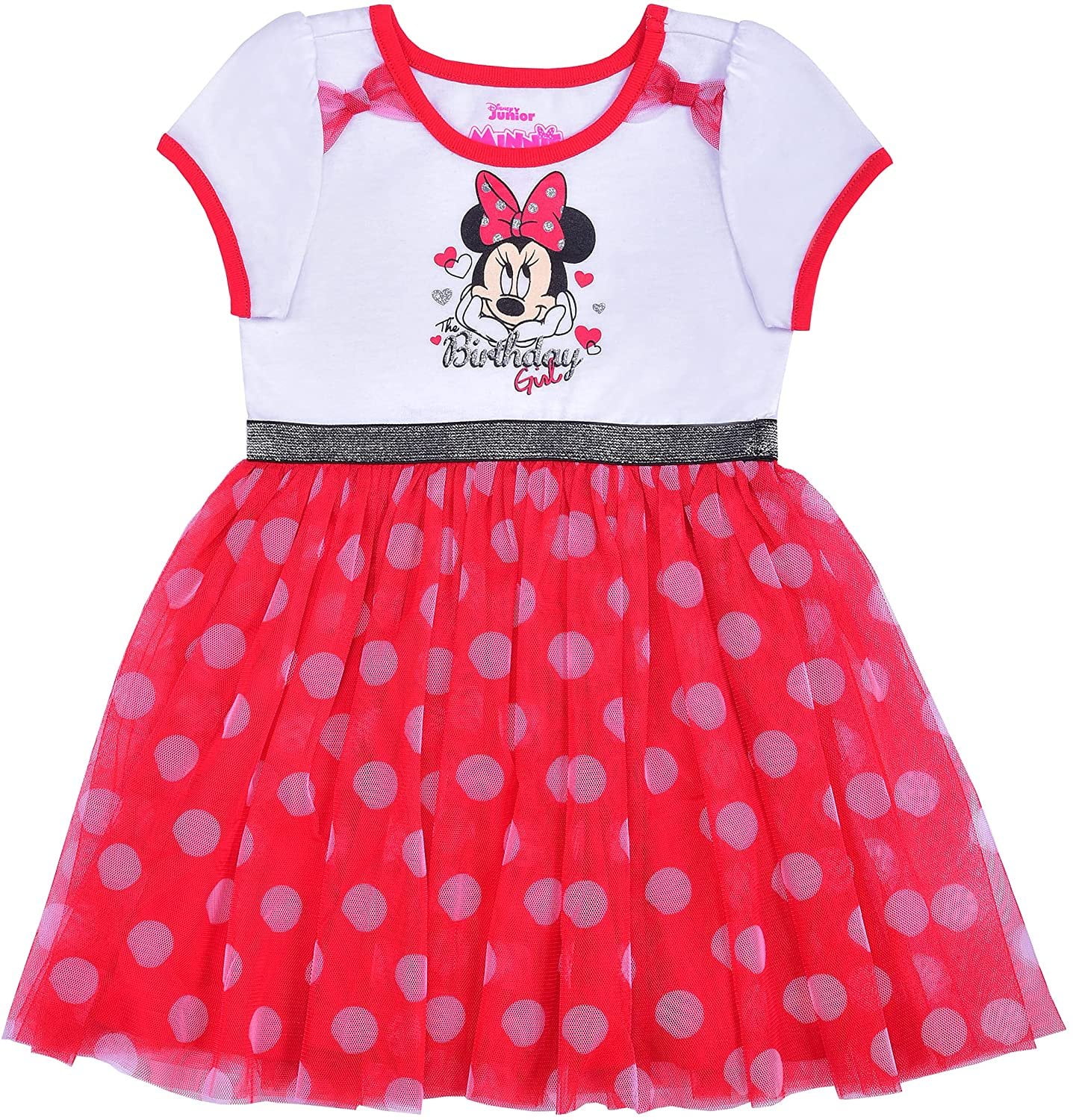 Disney Girls' Minnie Mouse Birthday Dress - Walmart.com