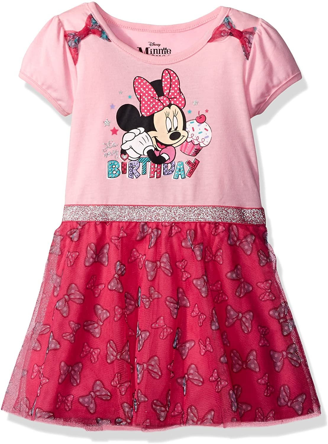 Disney Girls Minnie Mouse Birthday Dress 0438