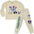thumbnail image 1 of Disney Girls Minnie Mouse Clothing Set - Minnie Mouse and Daisy Duck Sweatshirt and Jogger - 2-Piece Outfit Set - Sizes 4-10, 1 of 8