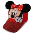 thumbnail image 1 of Disney Little Hat for Girl Ages 2-7, Minnie Mouse Kids Baseball Cap, 1 of 7