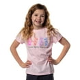 thumbnail image 1 of Disney Girls' Minnie Mouse Powerful Beautiful Brilliant Brave Kids Short Sleeve Crewneck T-Shirt, 1 of 5