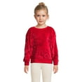 thumbnail image 1 of Disney Girls Minnie Mouse Pullover Crewneck Sweatshirt, Sizes 4-16, 1 of 5
