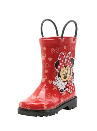 Minnie mouse raincoat on sale and boots set