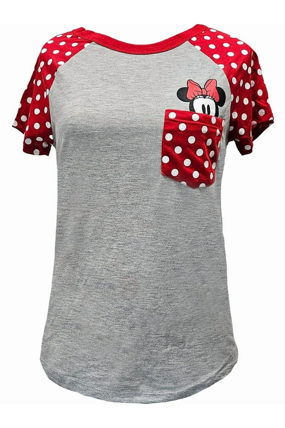 Minnie Youth Pocket Fashion Tee, XS-L (Girl's)