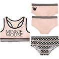 thumbnail image 1 of Disney Girls Mouse Underwear Multipacks, Minnie Bra Set 3pk, 12, 1 of 5