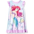 thumbnail image 1 of Disney Girls Nightgown Princess Dressy Dorm Pajama Night Shirt, Lilac, Size: 3T, Little Mermaid, 1 of 3