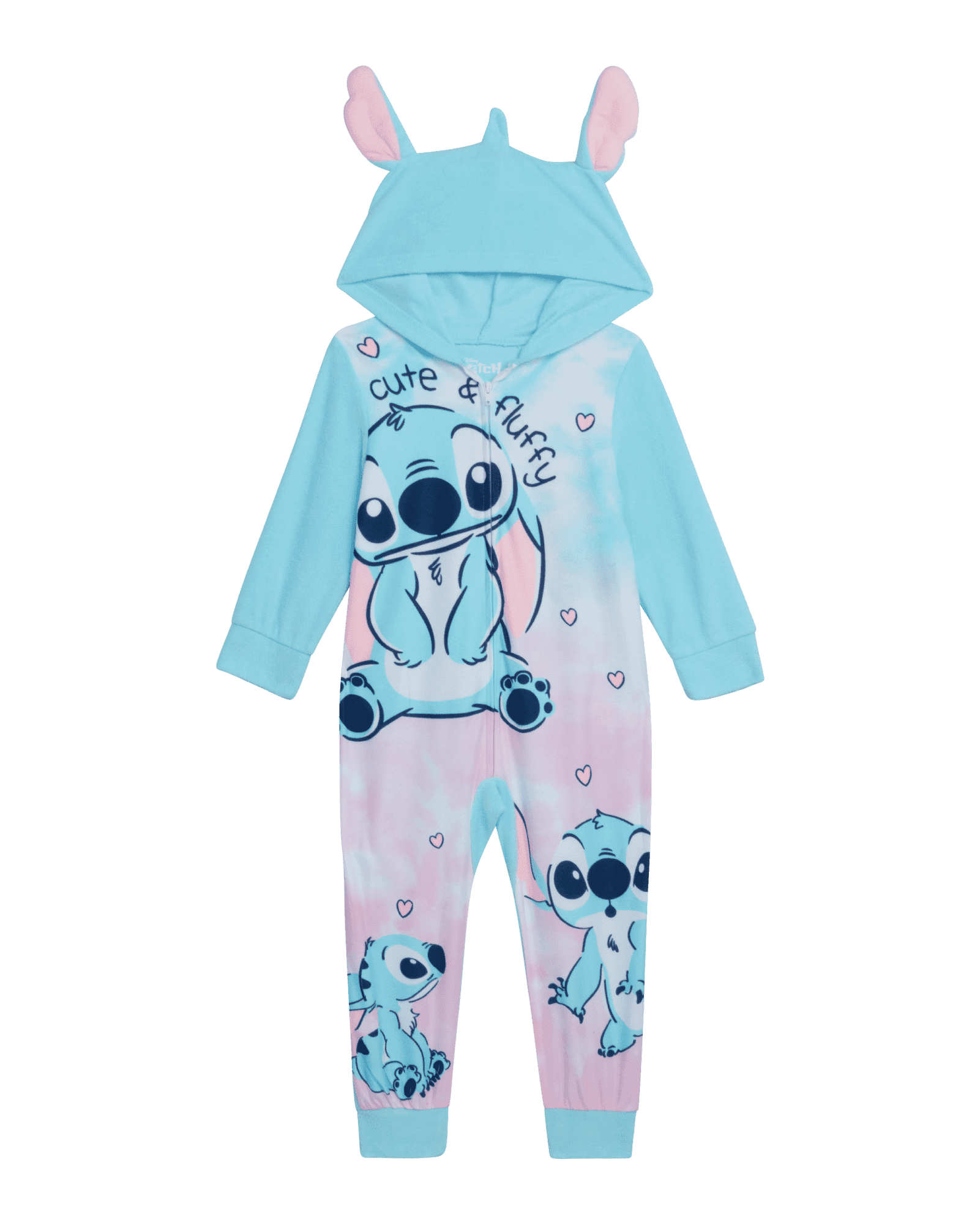 Disney Girls' Pajamas Frozen, Lilo Stitch Soft Fleece Faux Fur