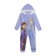 thumbnail image 1 of Disney Girls' Pajamas - Frozen, Lilo & Stitch Soft Fleece Faux Fur Hooded Onesie Sleepwear (4-10), 1 of 2